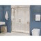 Anzzi 60 in. x 70 in. H Sliding Framed Shower Door in Brushed Nickel w/ Tsunami Guard Tempered Glass SD-AZ15-01BN - alternate 1